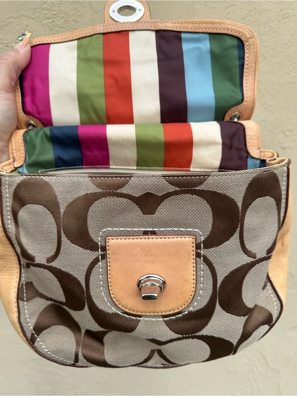 🌈Coach  70th Anniversary Edition Willis Bag 19034 🌈 - Picture 10 of 11